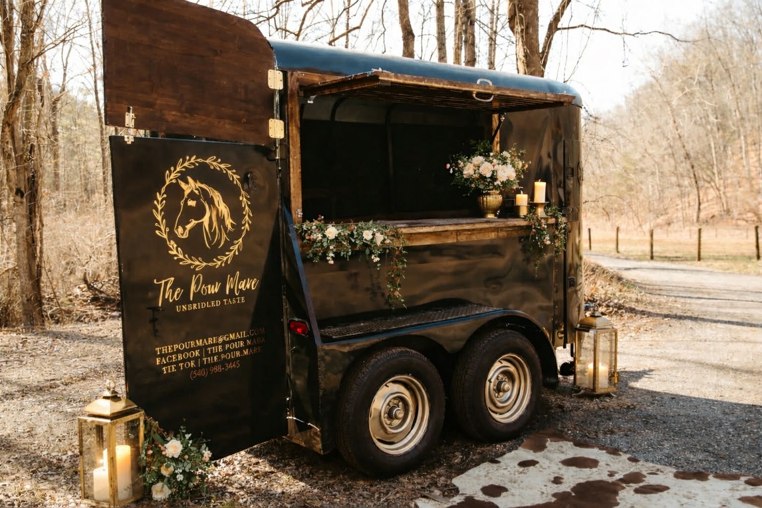The Pour Mare mobile beverage trailer